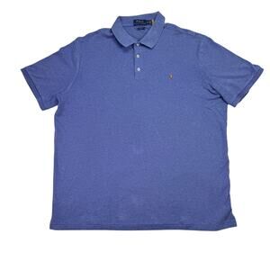 Polo Ralph Lauren Men's XL Blue Classic Fit – Embroidered Pony Logo - Cotton